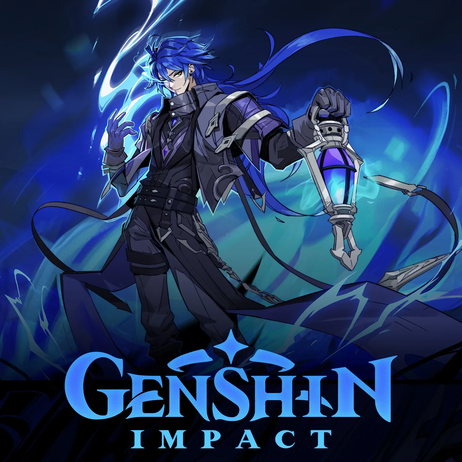 Flins: Nocturne Sentinel | Genshin Impact Keyart