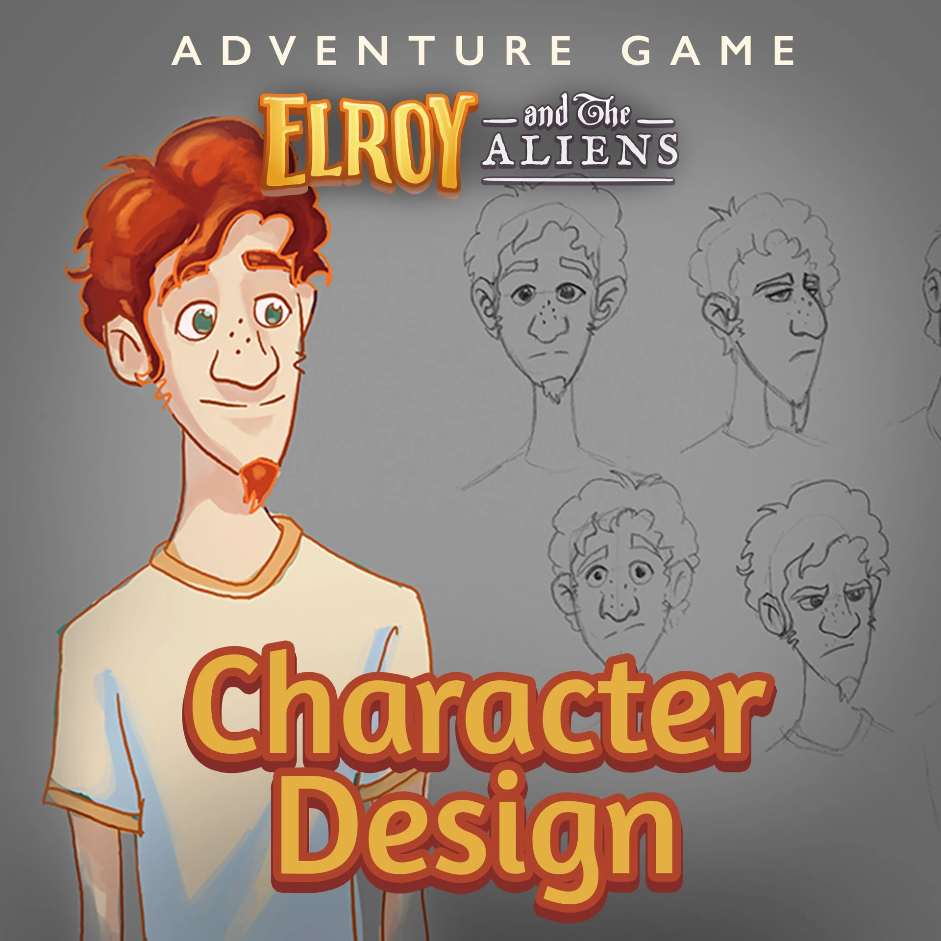 Game Character Design - Elroy and the Aliens