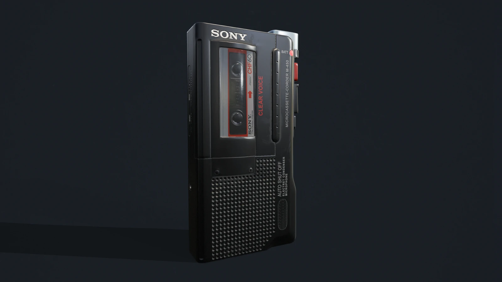 Sony M-450 Microcassette Handheld Voice Recorder