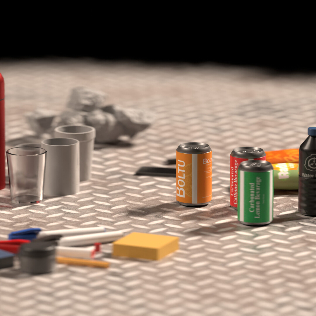 ArtStation - SCP Foundation Small Props Set