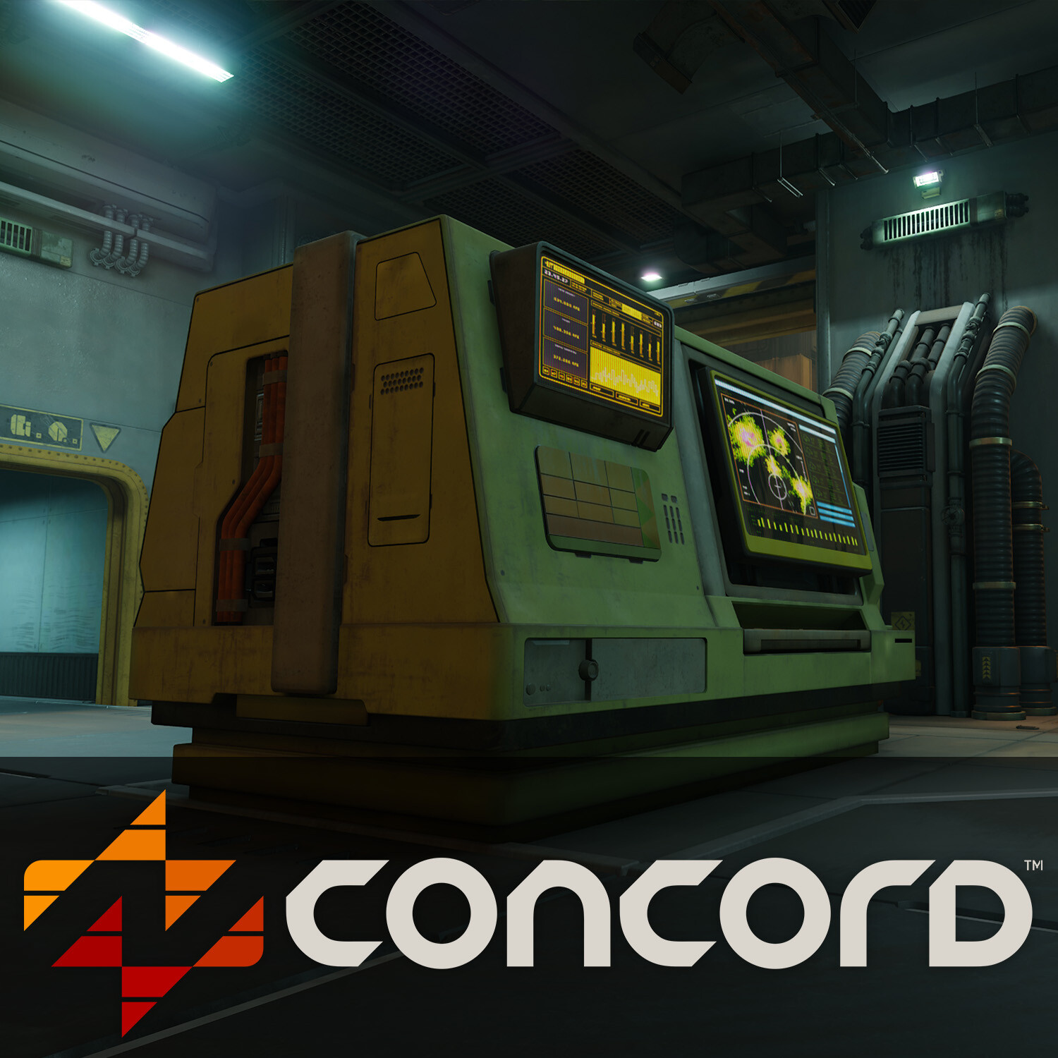 ArtStation - Concord: Shock Risk Computer Room