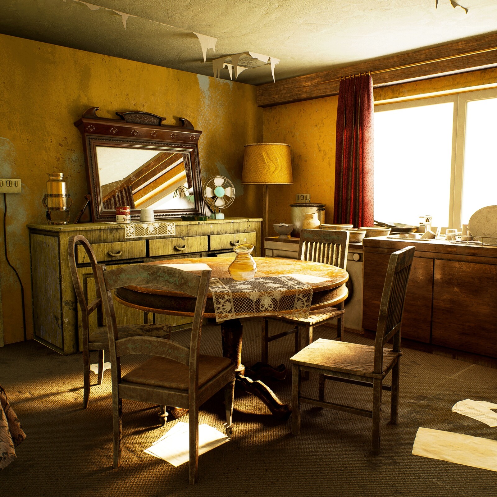 Ruined Kitchen
