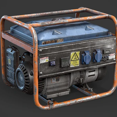 AAA 3D Generator Prop | Environment Game Asset