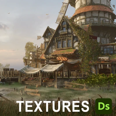 Windmill After The Rain | Material Showcase