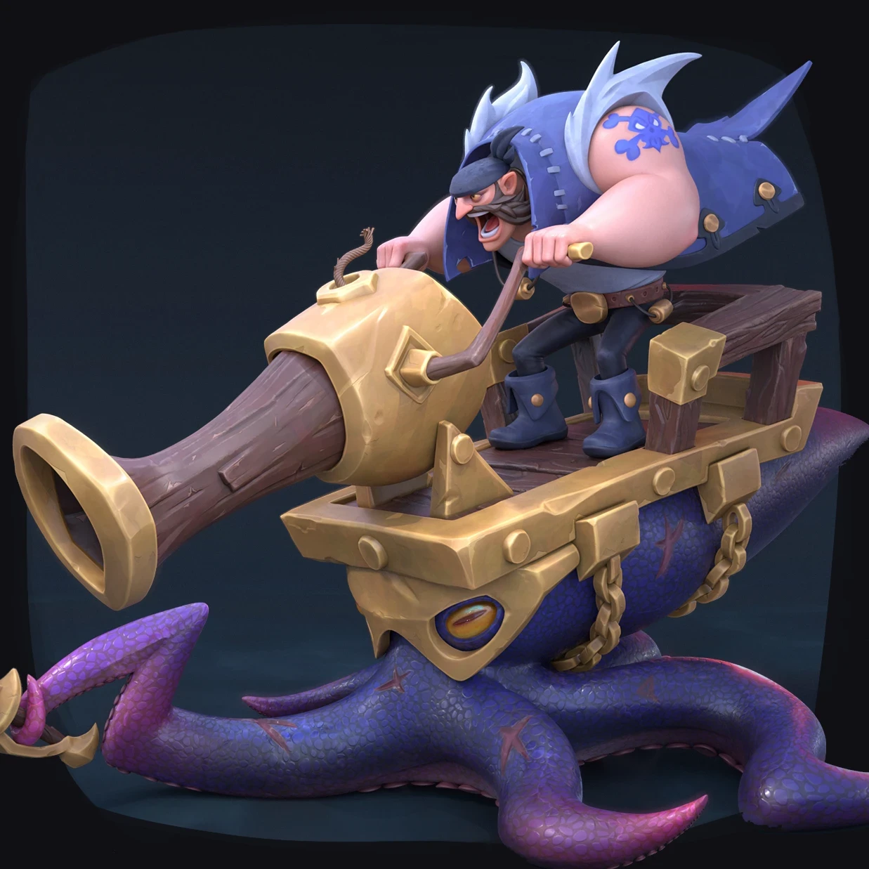 ArtStation - Kraken Gunner Drake