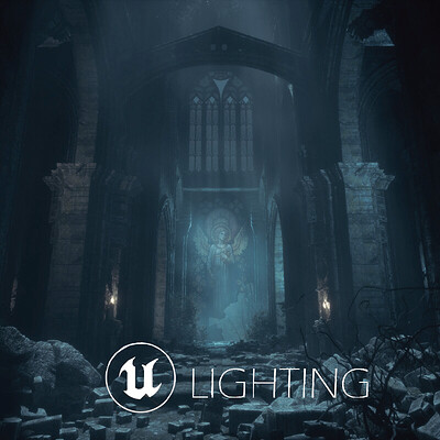 UE5 Abandoned Cathedral Environment | RELIGHT