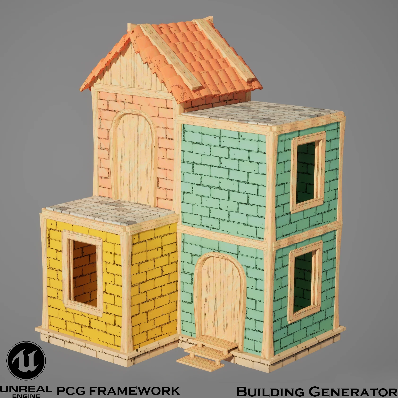 ArtStation - PCG Building Version.2