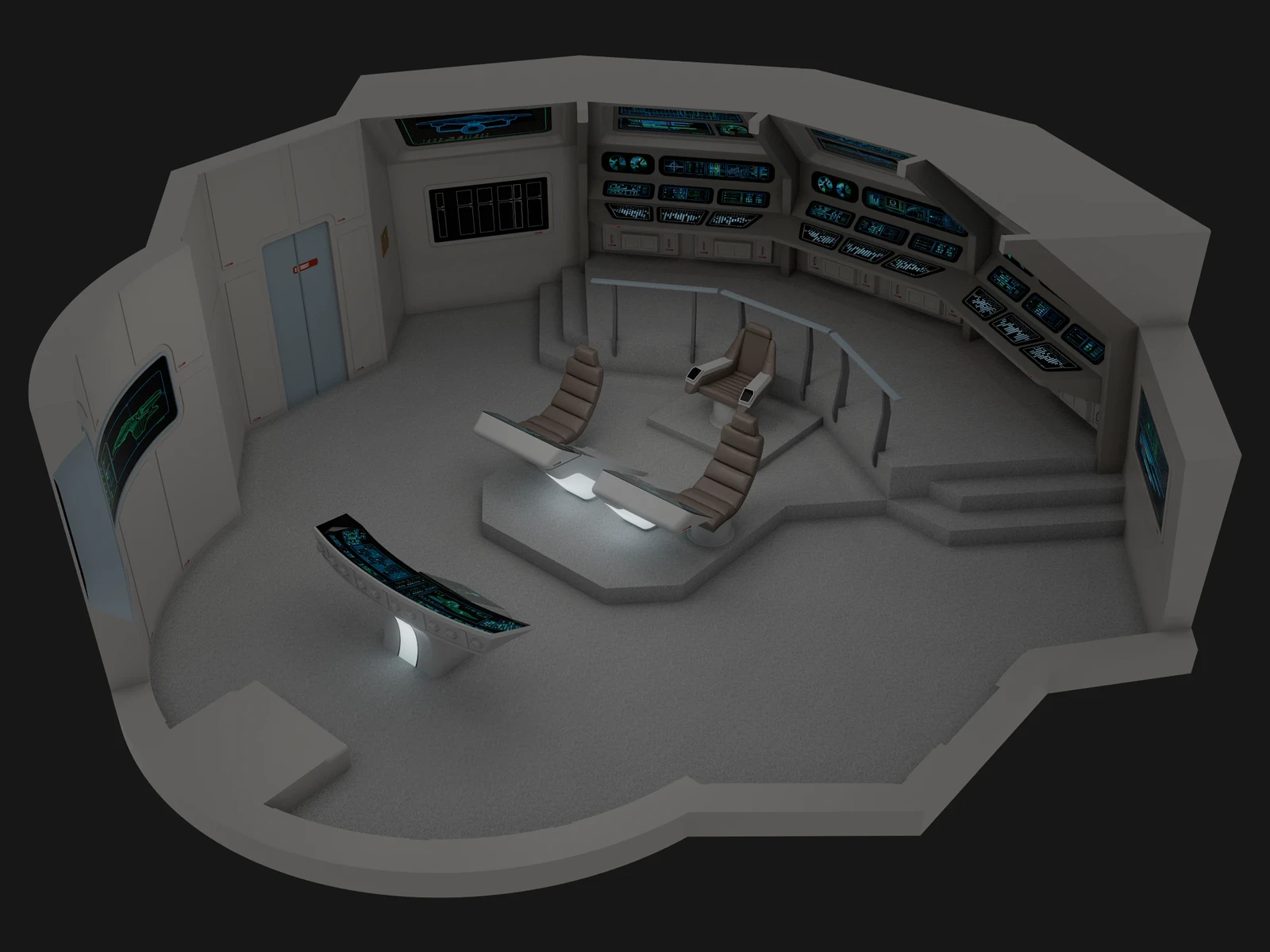 USS Enterprise-C - Deck 01: Main Bridge