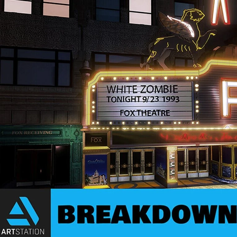 The Making of [UE4] The Fox Theatre Tutorial - Next Gen Building Environment in UE5