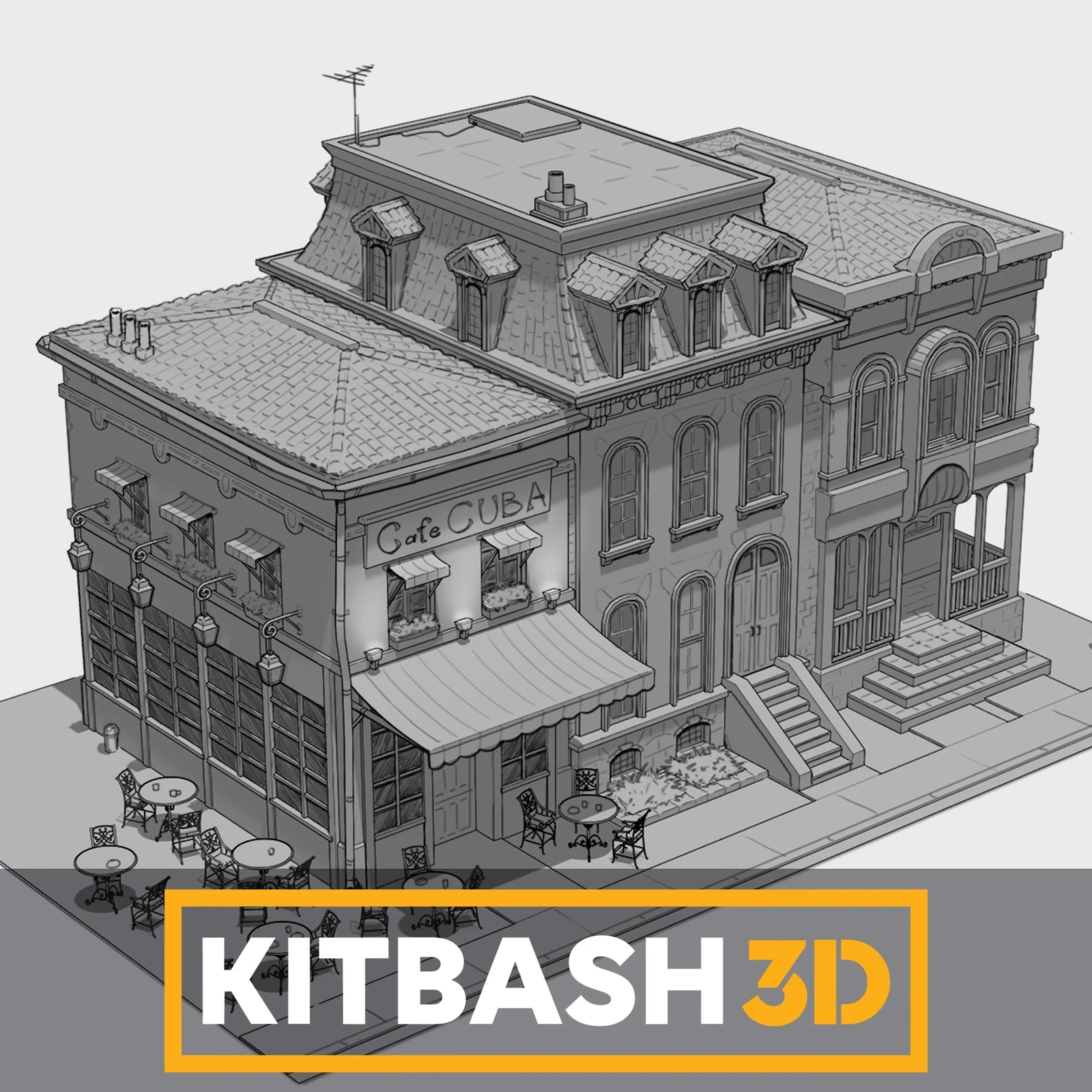 Kitbash 3D - Havana Nights