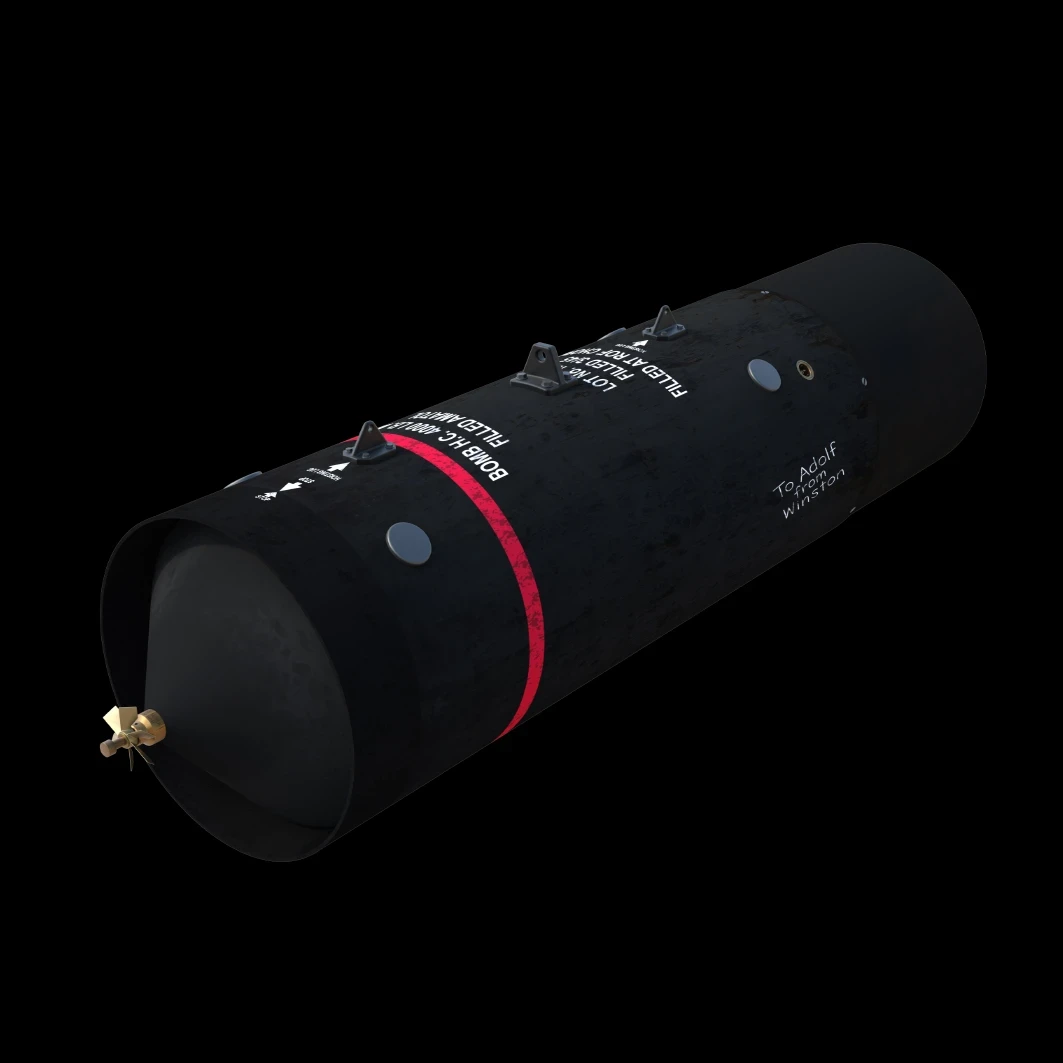 Edgar B - HC MK 1 COOKIE BOMB EXPLODED MODEL