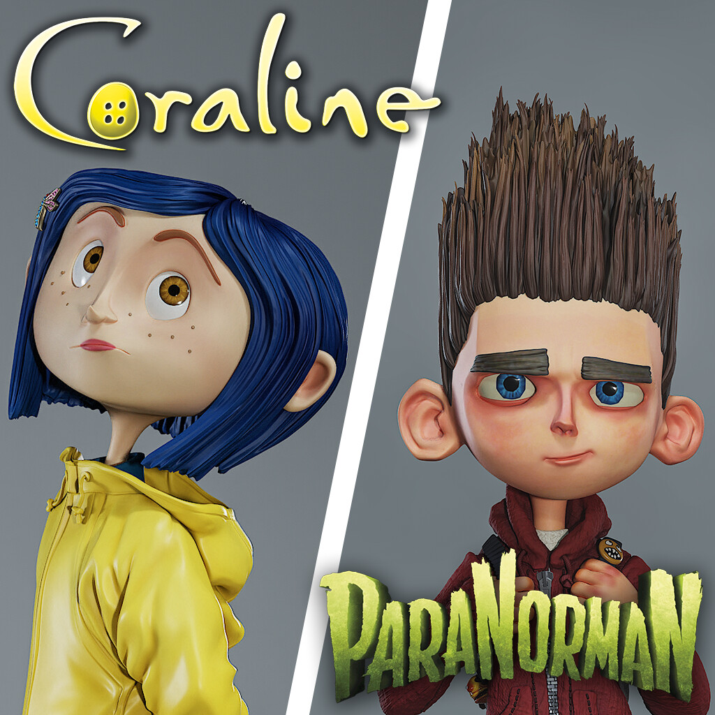 Coraline and Paranorman Figurines