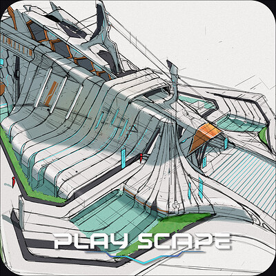 Legacy Hall – Sci-Fi Public Structure Concept