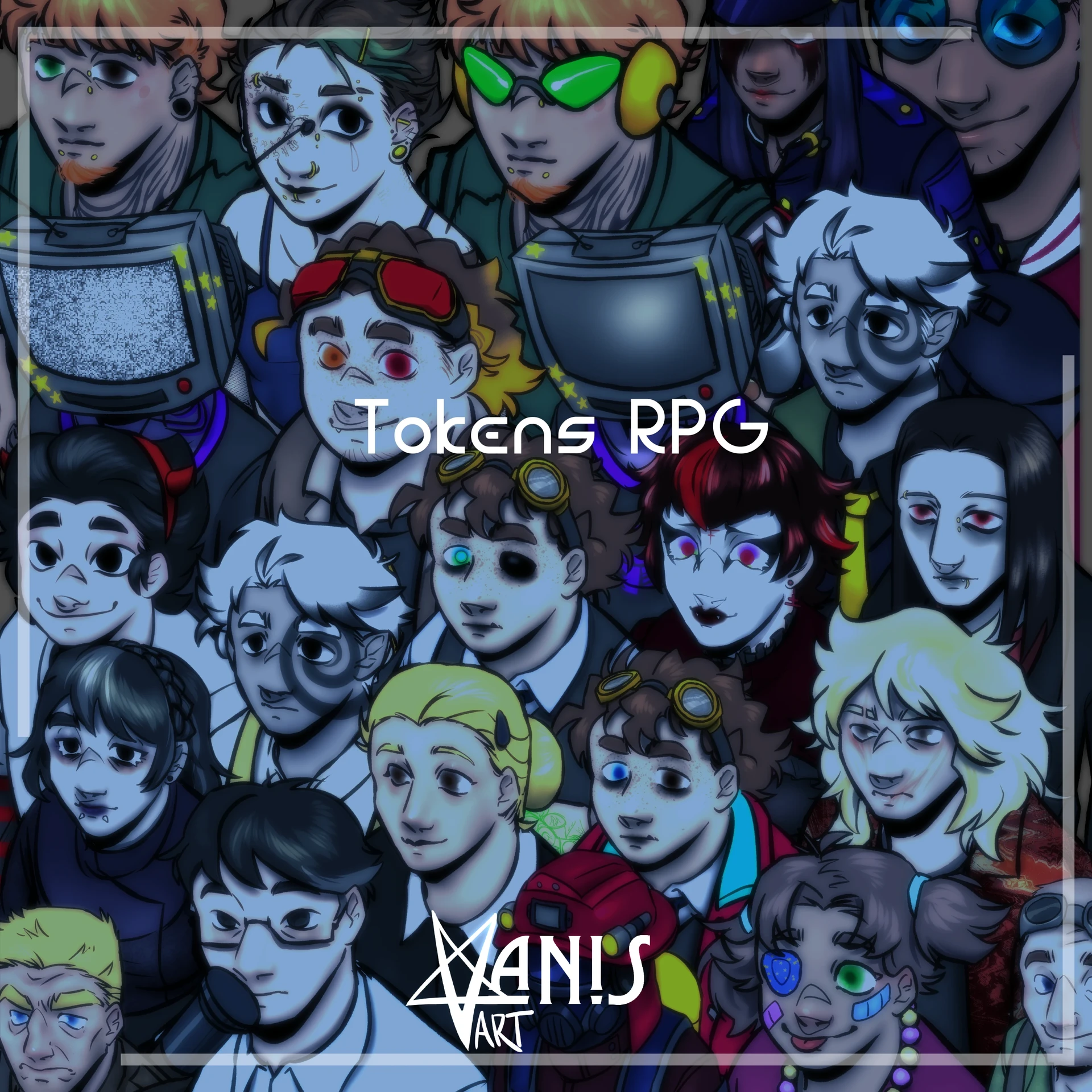 ArtStation - Parte 1|Tokens de RPG (Estilo Ordem Paranormal)