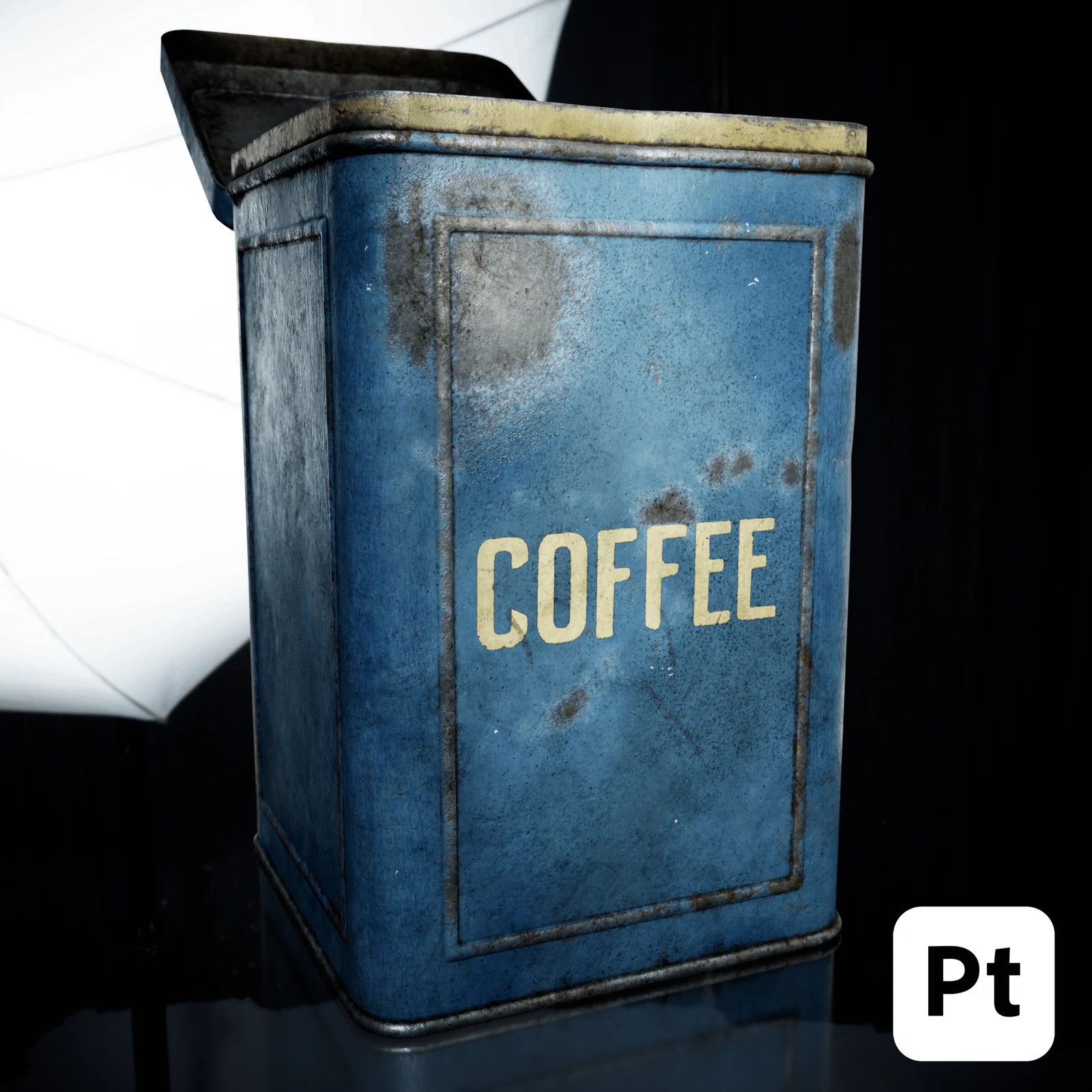 1950's Antique Coffee Tin