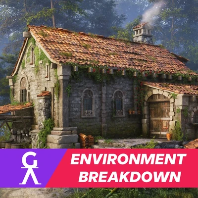 Medieval Forest House - Environment Breakdown - Finn Bogaert