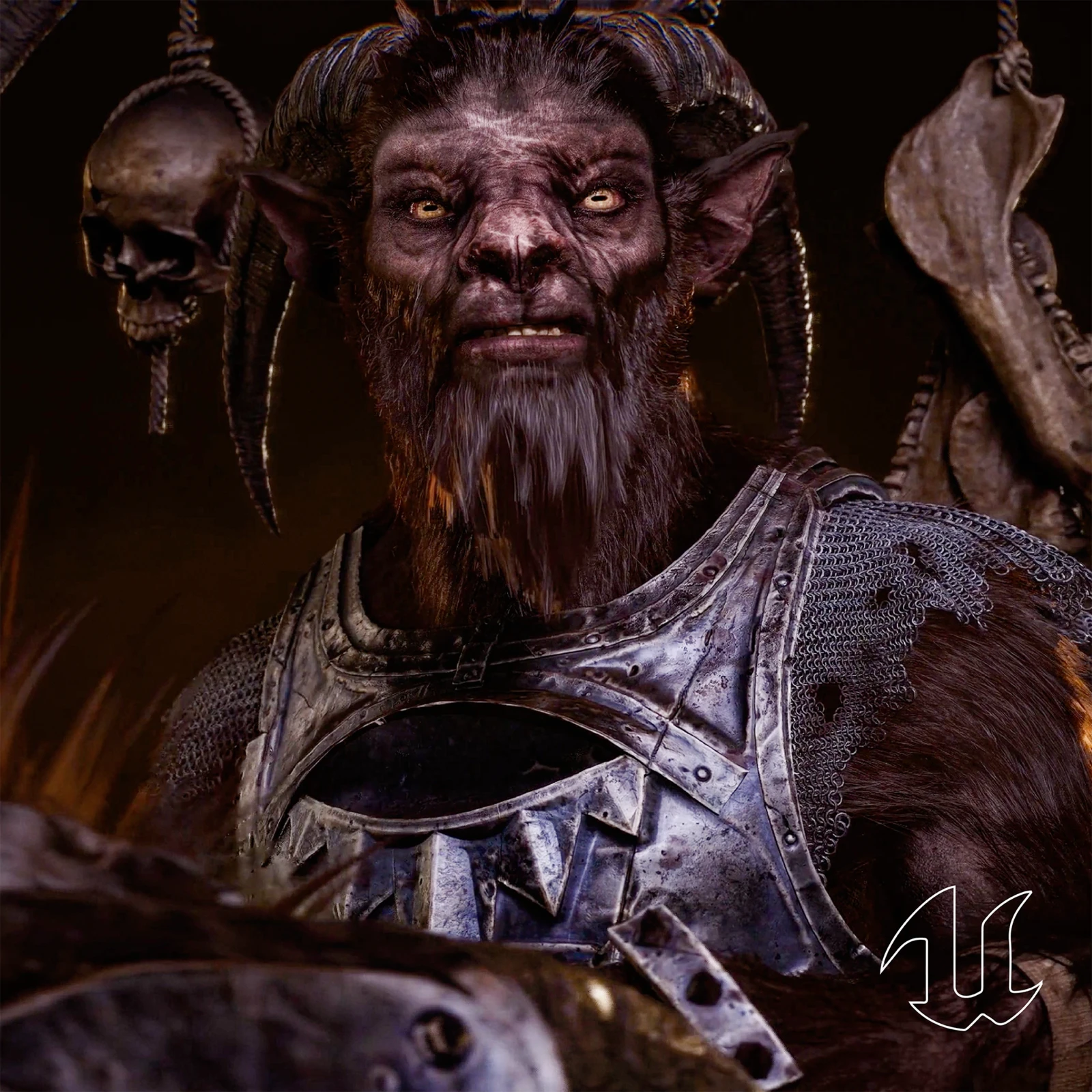 Bruchaath and big goat – Realtime Character and Creature