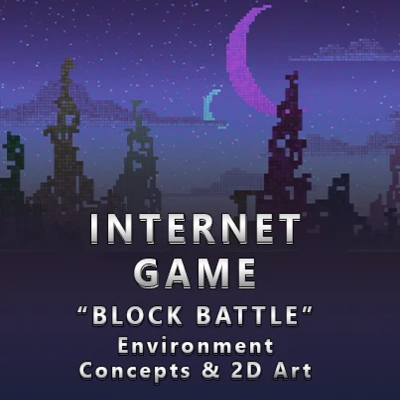 Block Battle - Environment concepts and illustrations