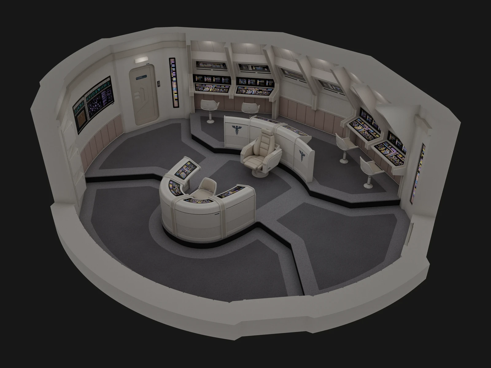 USS Leloir - Deck 01 Main Bridge