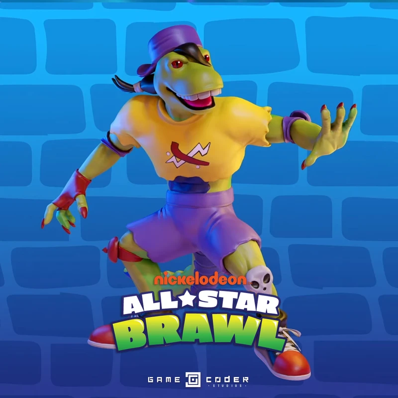 Mondo Gecko - Nickelodeon All Star Brawl