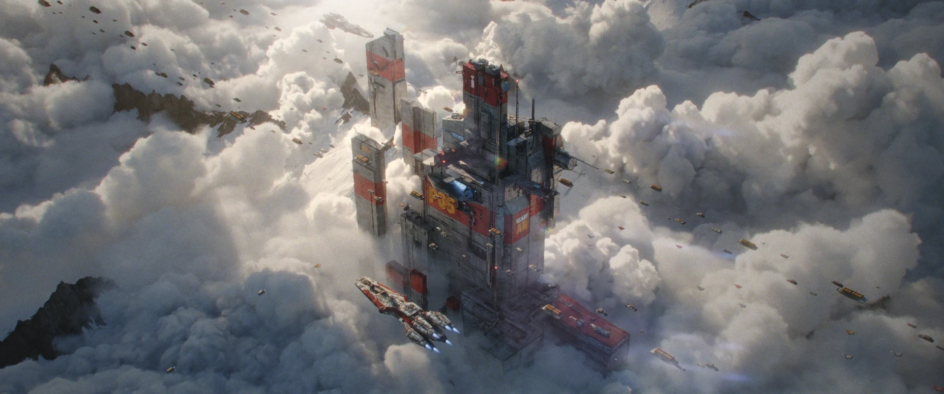 ArtStation - Above The Clouds - FULL 3D CGI (BLENDER, GAEA, AFTER ...
