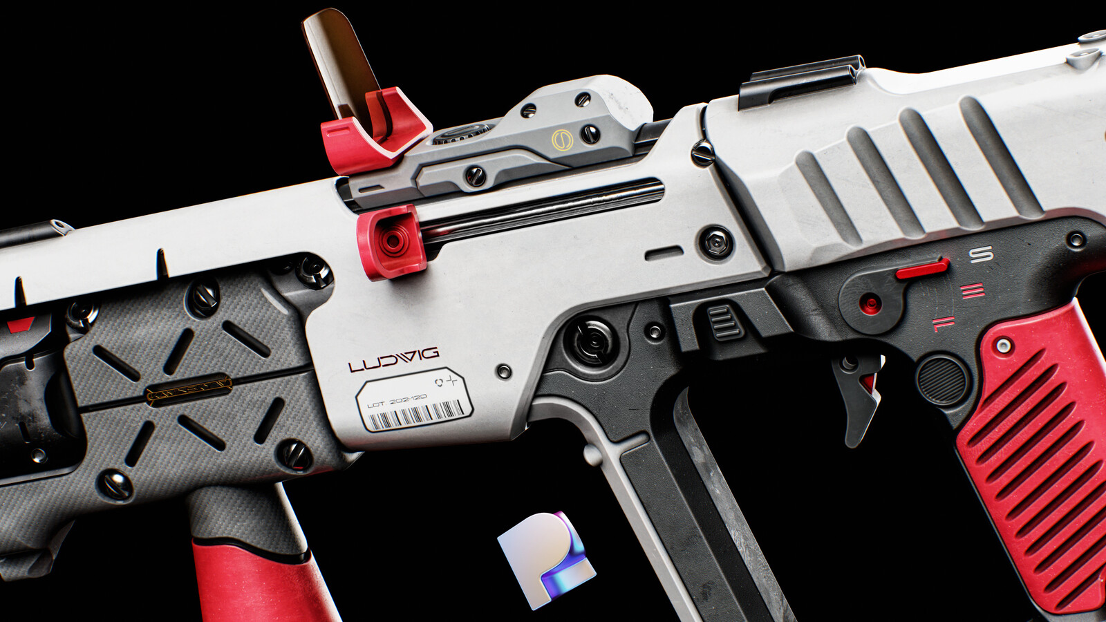 Cyberpunk SMG