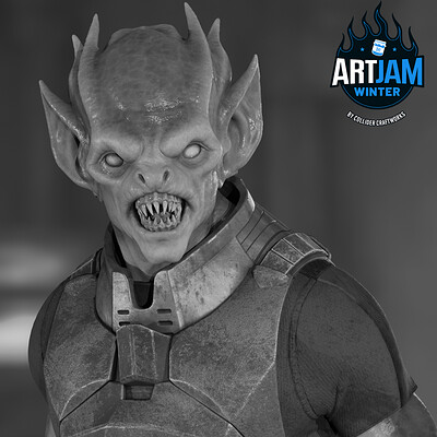 Alien mercenary - ArtJam COLLIDER CRAFTWORKS