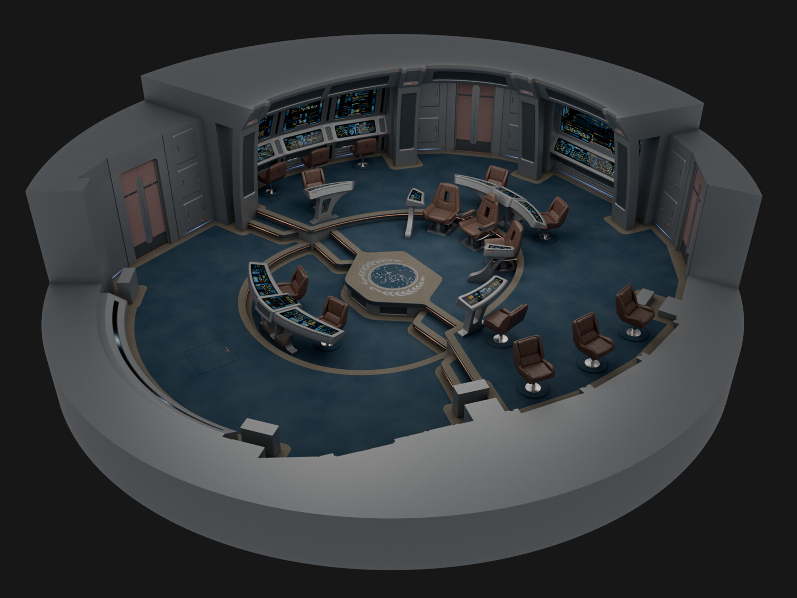 USS Emmett Till - Deck 01: Main Bridge