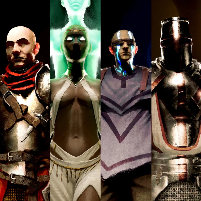 Character Sketches - Dark Fantasy Project