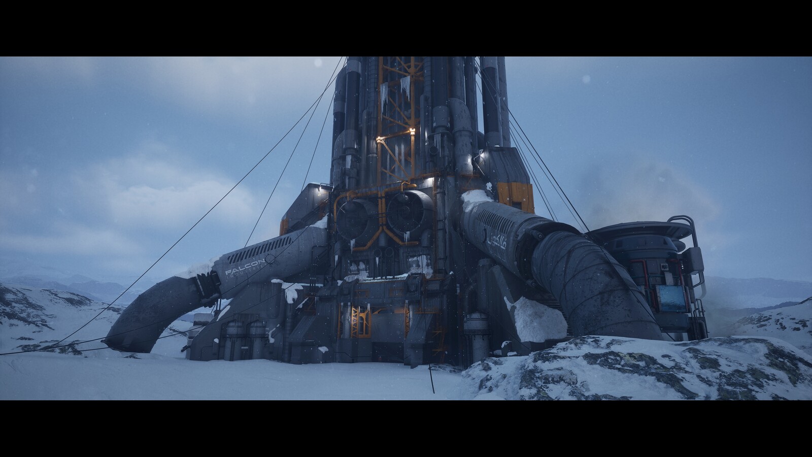 Sirocco Tower – Pre-Ride Scenes (Six Flags Qiddiya City) // UE5 Renders