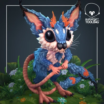 Stylized Fantasy Rat Creature