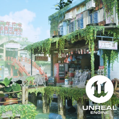 Coastal Convenience Store | Environment Art Demo Reel 2026