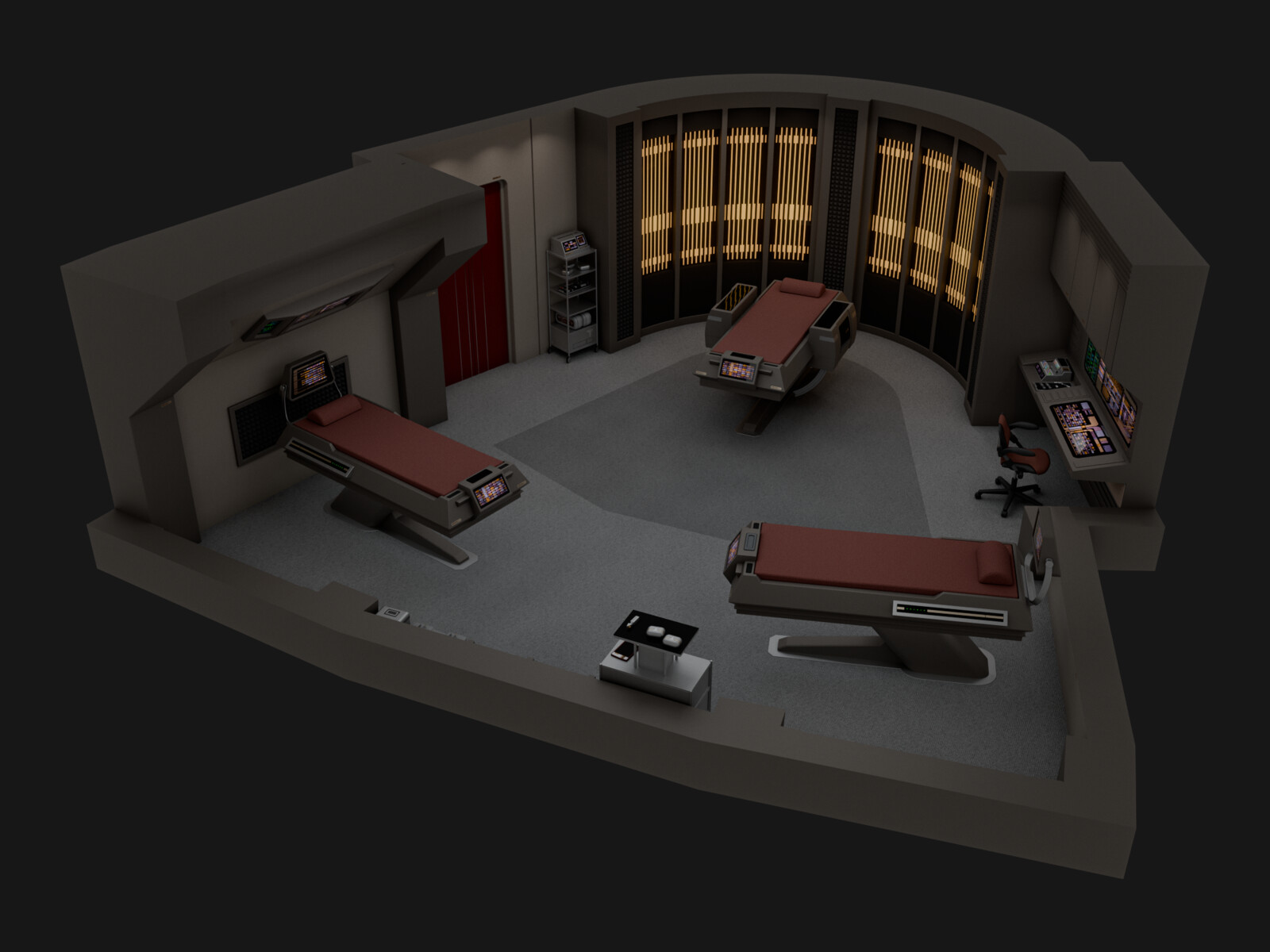 USS Yeager - Deck 04: Main Sickbay