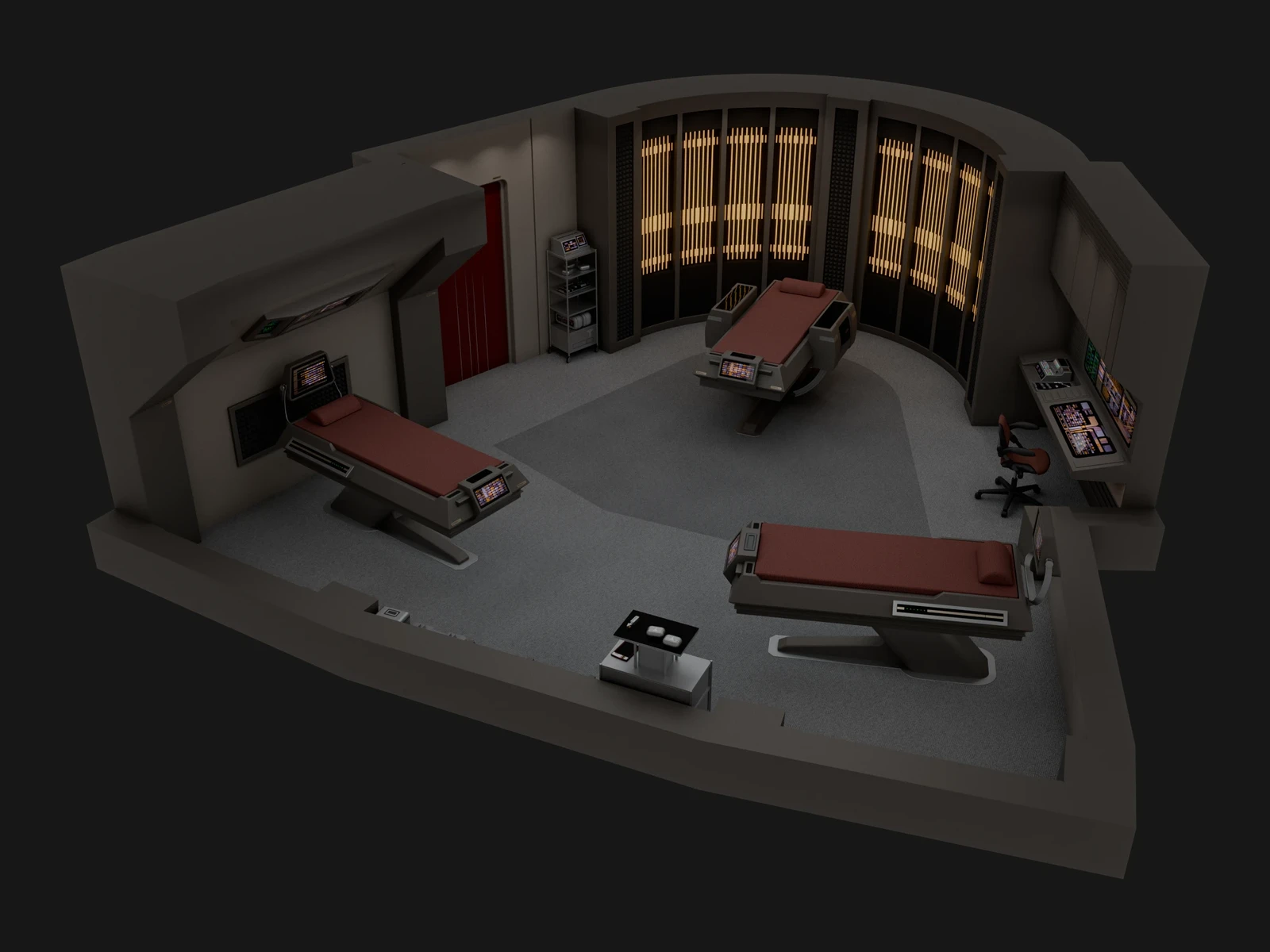 USS Yeager - Deck 04: Main Sickbay