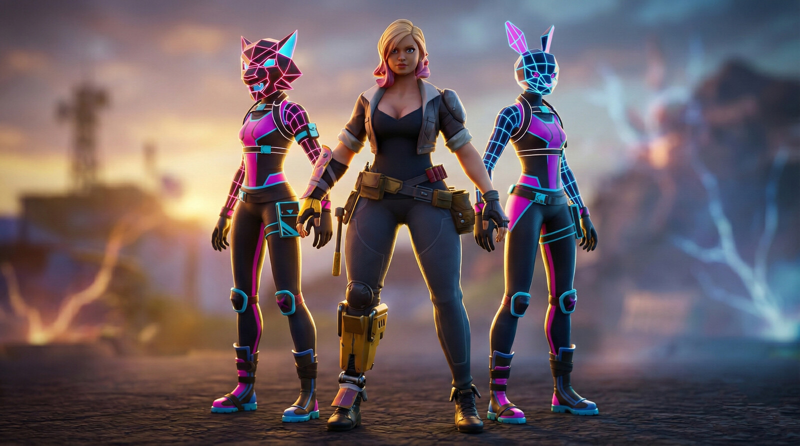 Fortnite - Character Texturing Turntables (Epic Games)