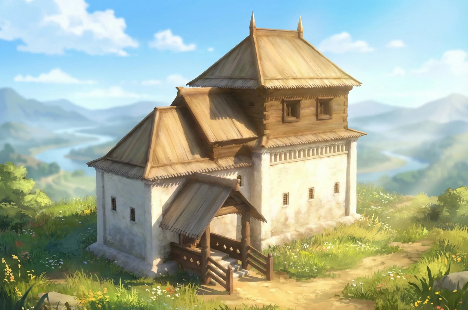 Stylized Architecture - Early Production Study (2012)