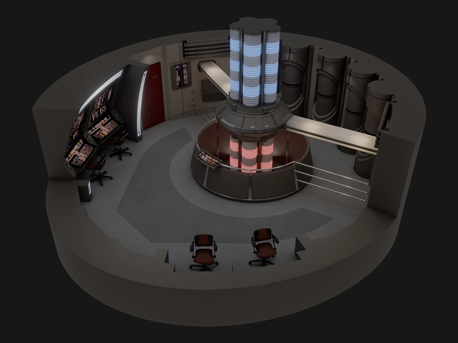 USS Yeager - Deck 04: Main Engineering