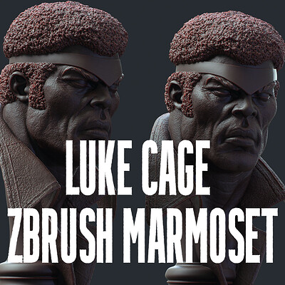 Luke Cage Power Man 1970 Marvel fan art