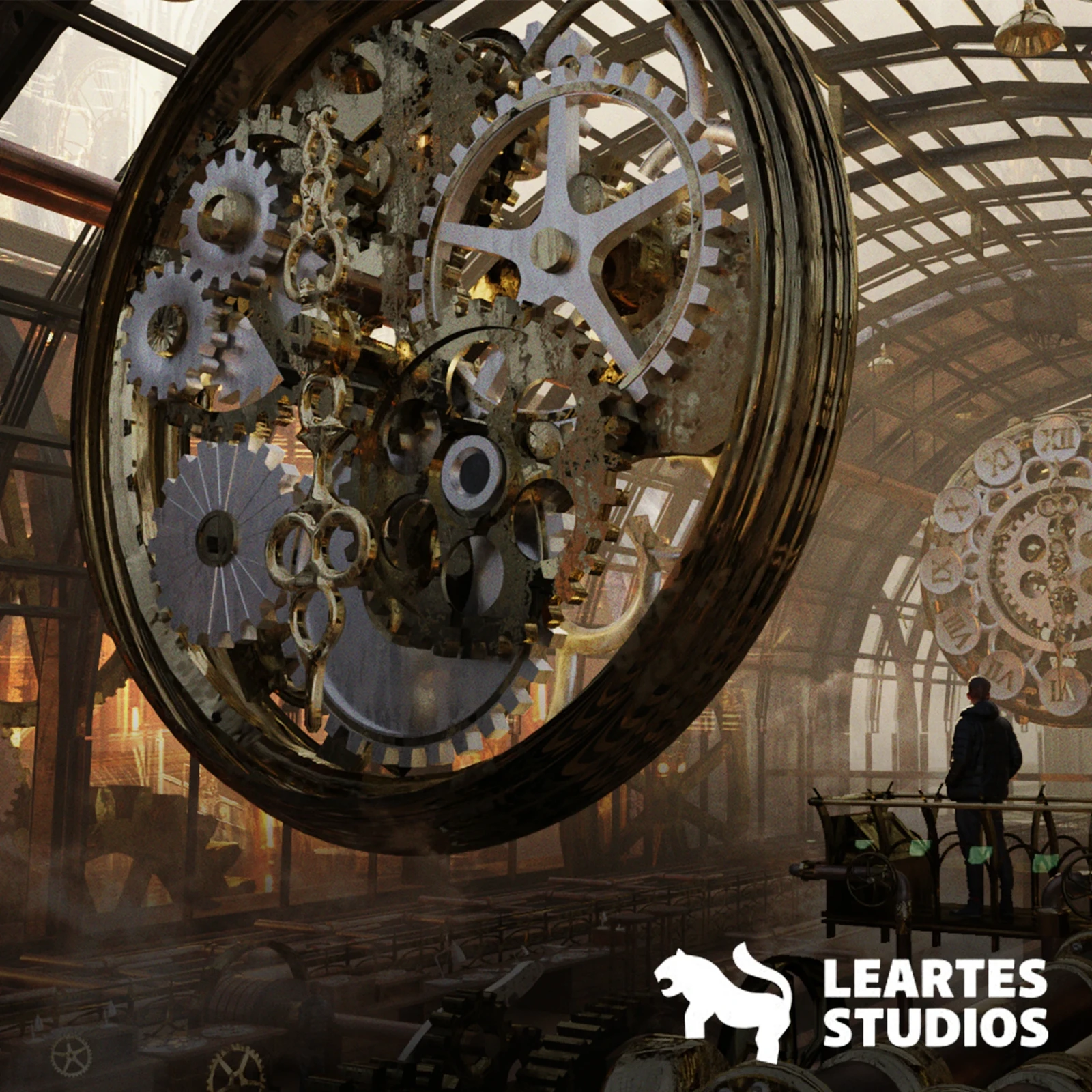 Steampunk Clock Factory - Leartes Studio