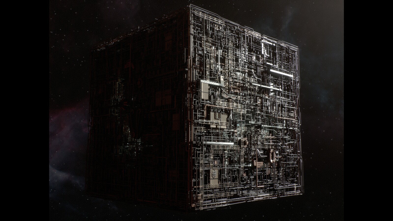 Star Trek The Next Generation - Borg Cube (Work In Progress)