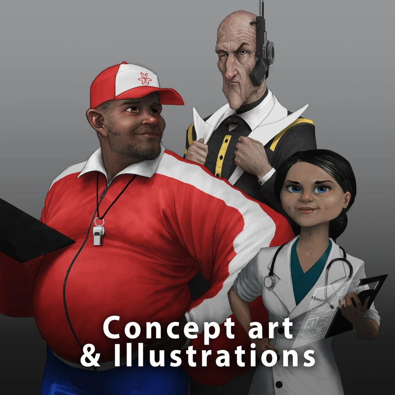 Galatea Digital - Character Concepts and Illustrations