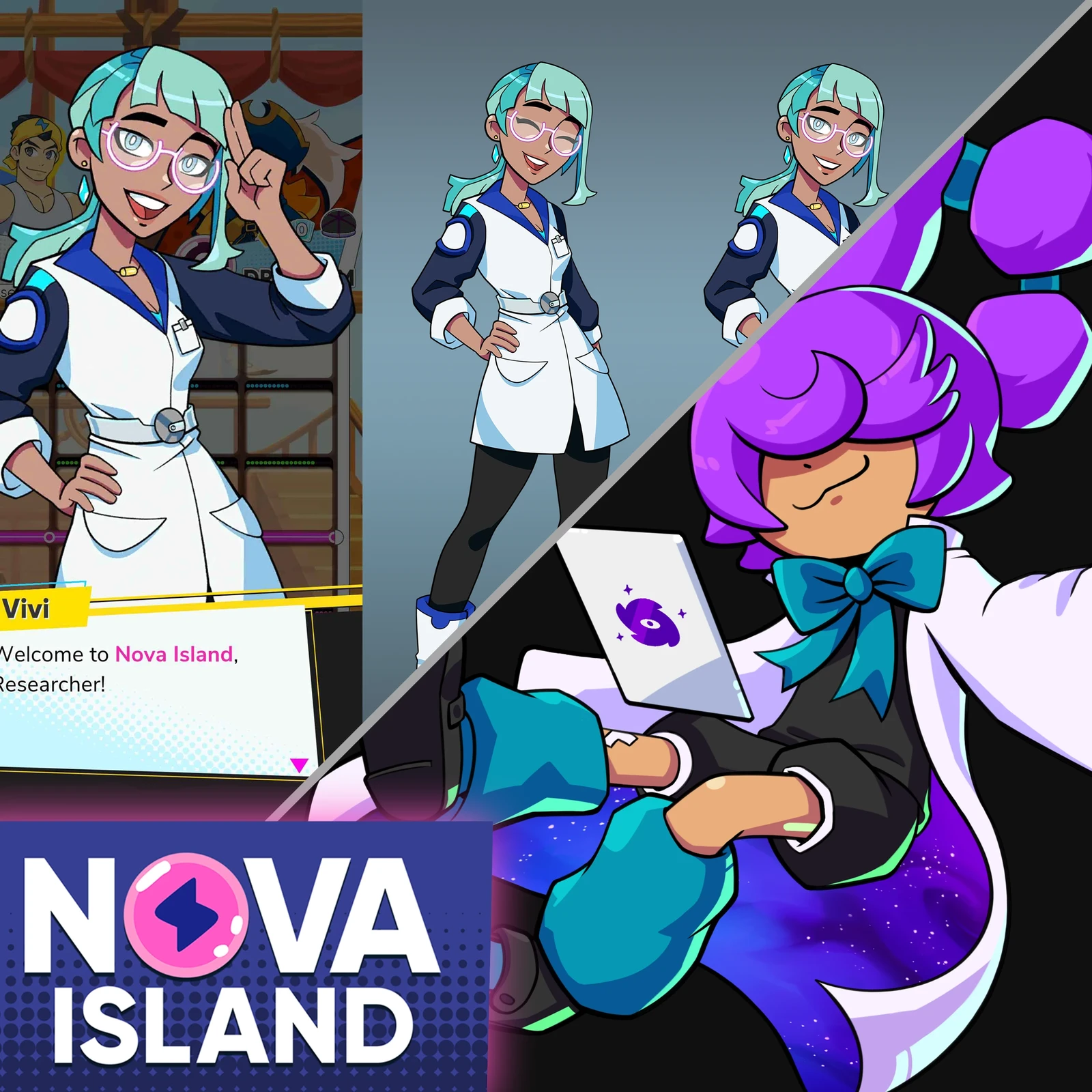 Nova Island Character Sprites