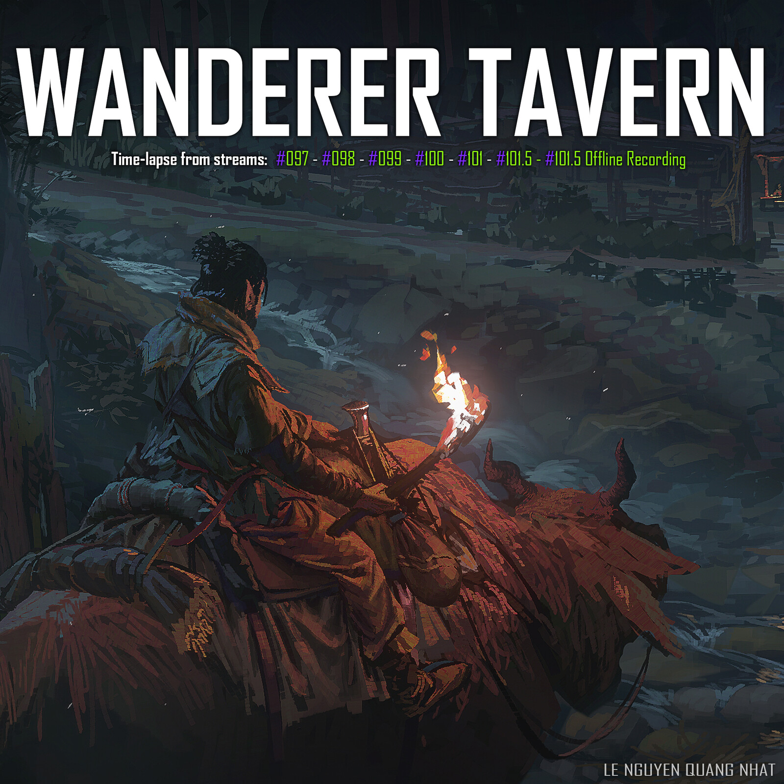 Wanderer Tavern - Digital Painting Timelapse