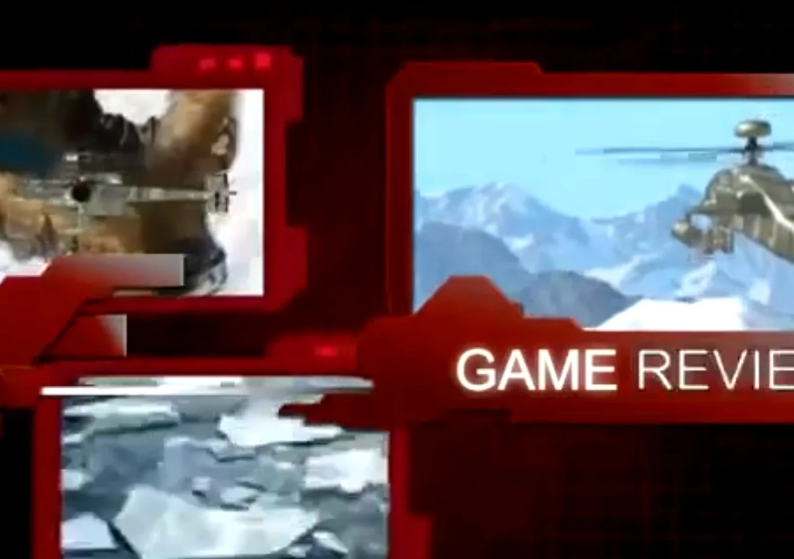 Game Review Video Header For Video Blog Magazine Stock Video