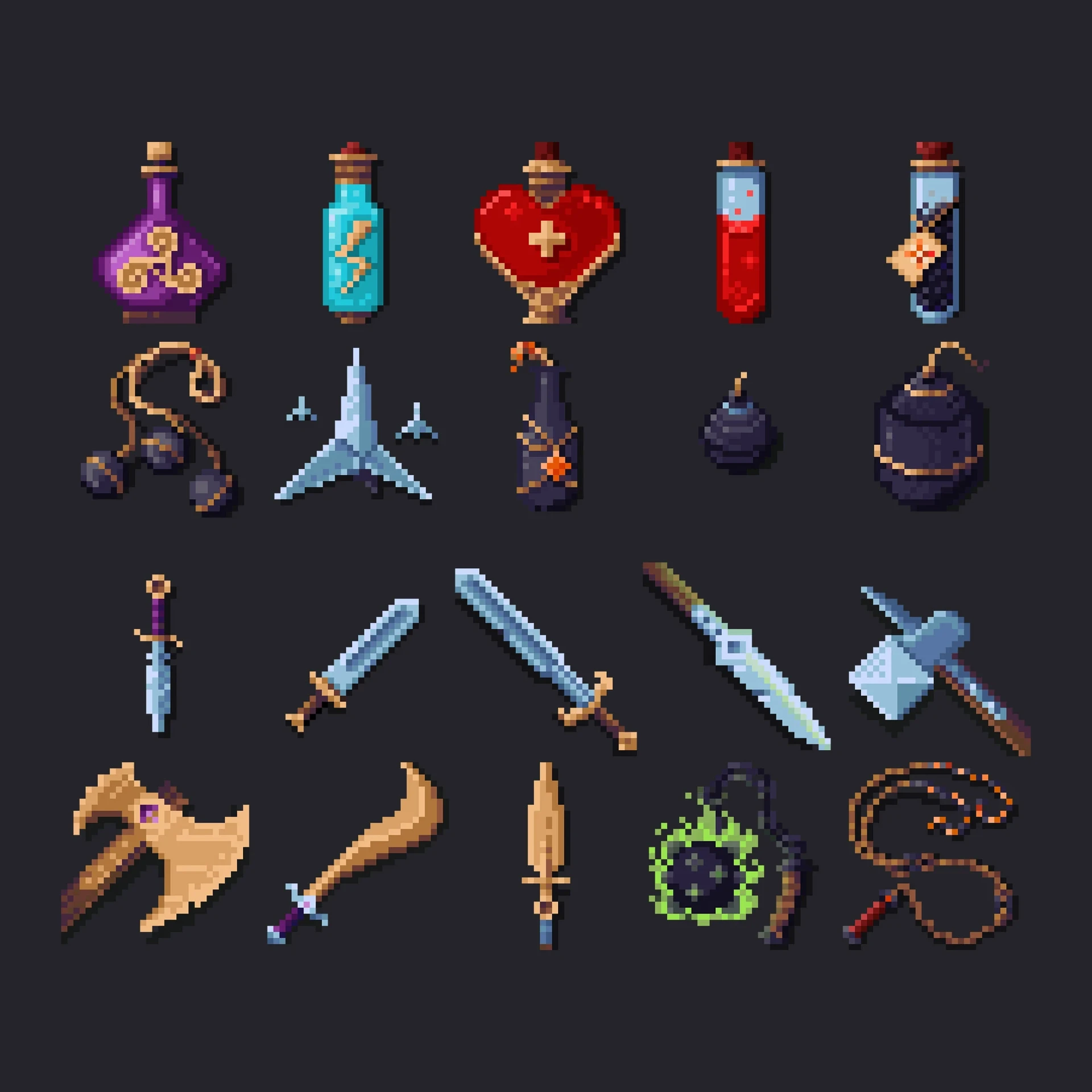 ArtStation - Pixel Art Icons