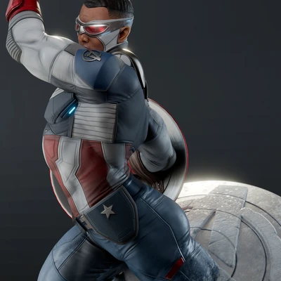 Sam Wilson Captain America Process