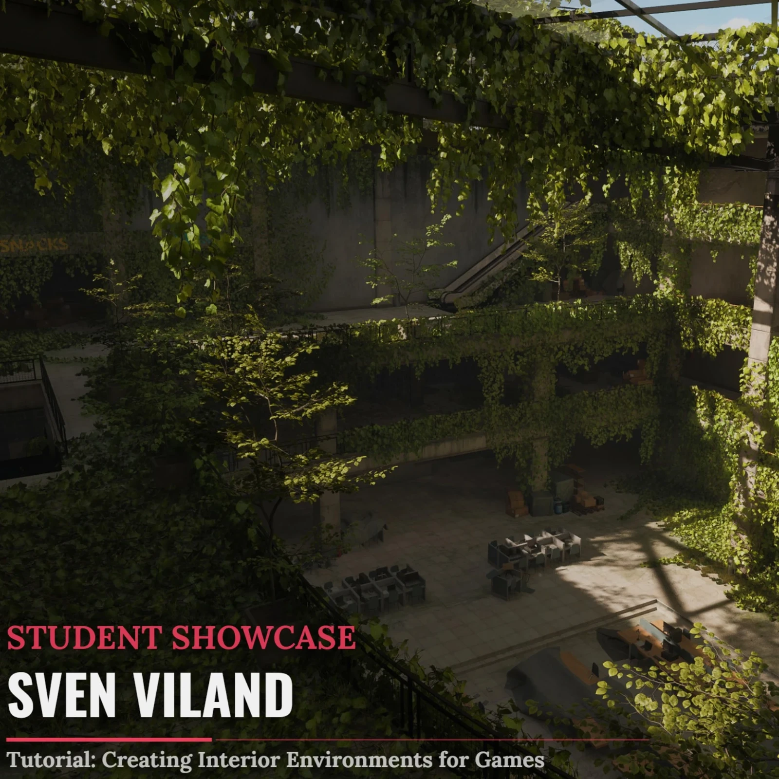 Student Showcase - Sven Viland - Creating interiors for Games
