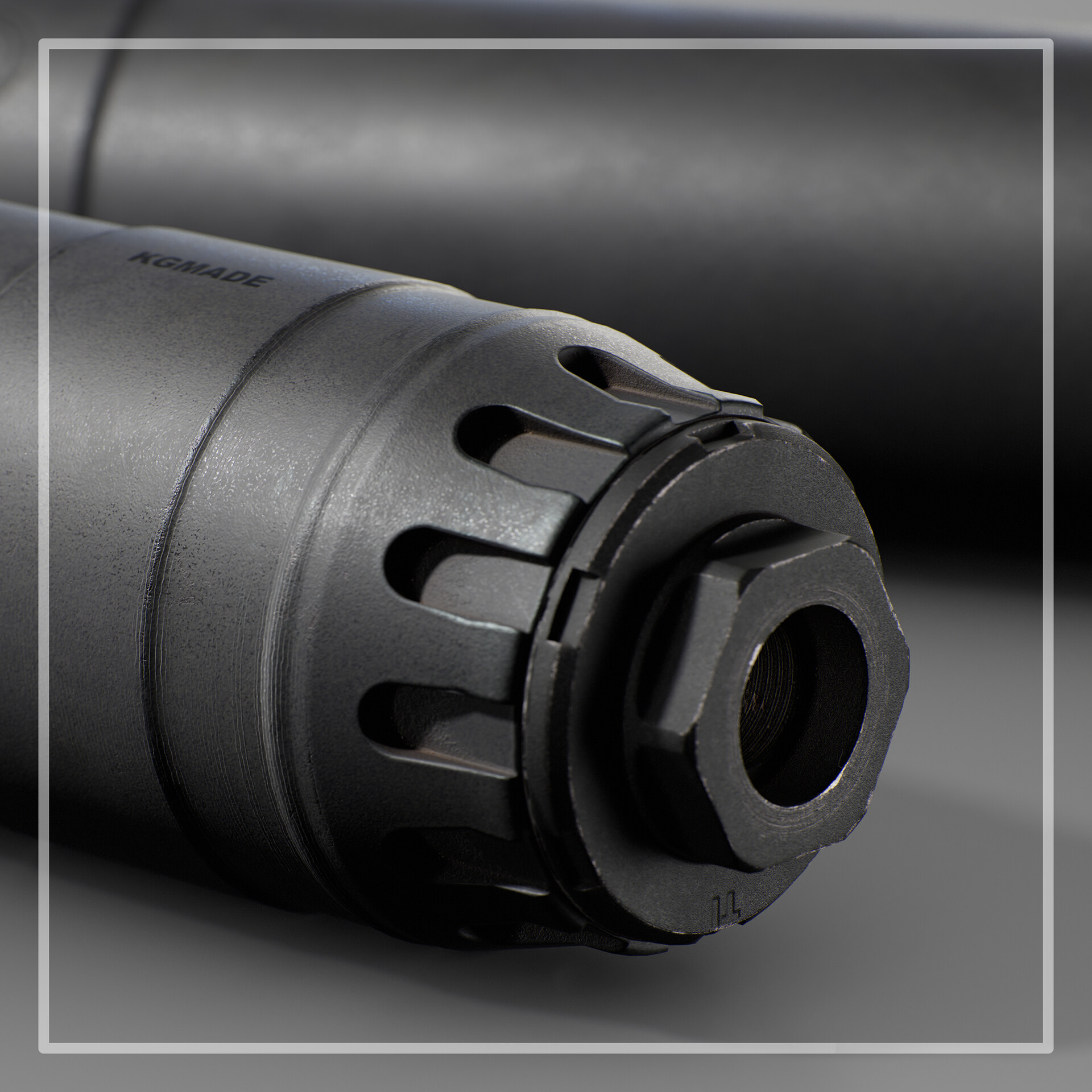 ArtStation - KGM R30 Suppressor