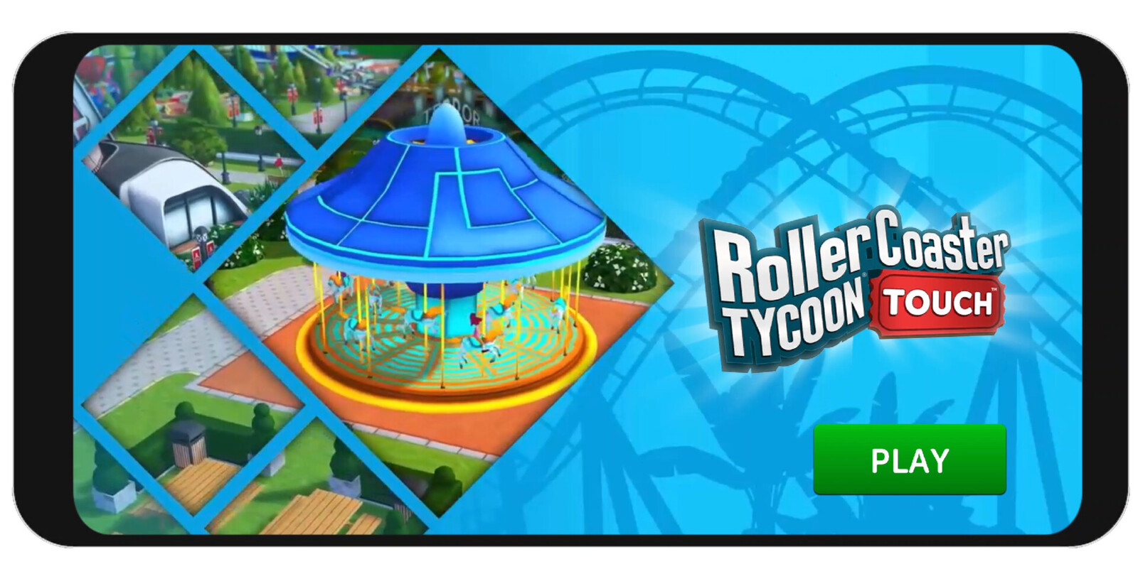 UI/UX Artwork for Rollercoaster Tycoon