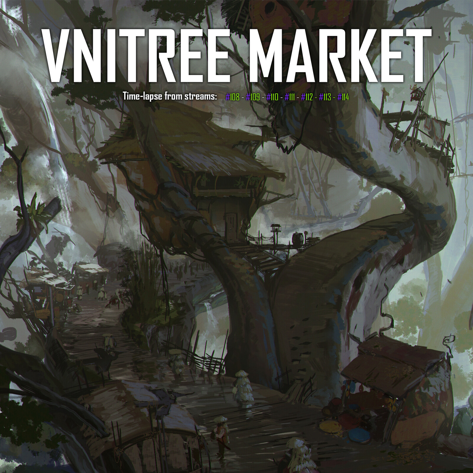 Vnitree Market - Digital Painting Timelapse